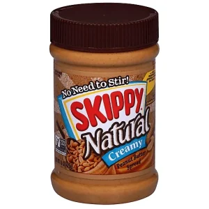 Skippy Natural Creamy Peanut Butter Spread 15 Oz