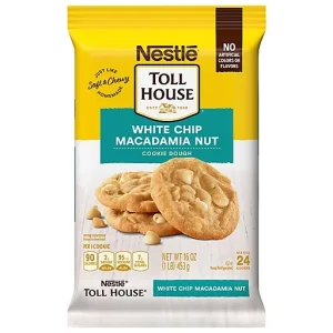 Toll House White Chip Macadamia Nut Cookie Dough 16 Oz