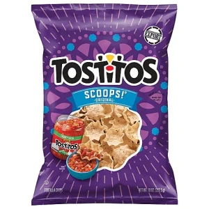 Tostitos Tortilla Chips, Original, Scoops 10 Oz