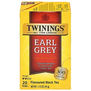 Twinings Tea Bags Earl Grey Black Tea 20 Ea