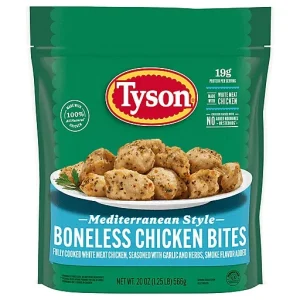 Tyson Boneless Chicken Bites, Mediterranean Style 20 Oz