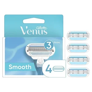 Venus Venus Smooth Women's Razor Blade Refills, 4 Ct