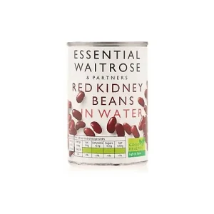 Waitrose Essential Red Kidney Beans In Water