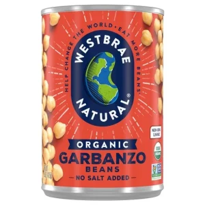 Westbrae Natural Organic No Salt Added Garbanzo Beans 15 Oz