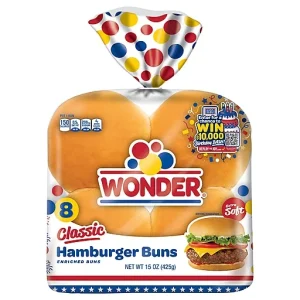 Wonder Extra Soft Classic Hamburger Buns 8 Ea